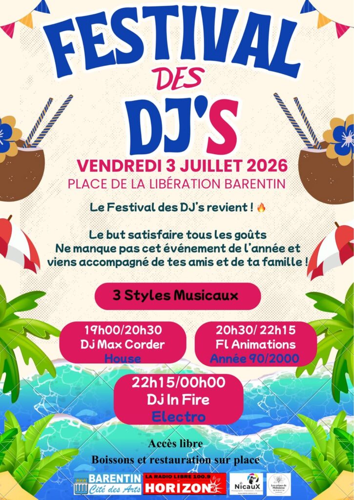 Max Corder en festival à Barentin le 3 juillet 2026