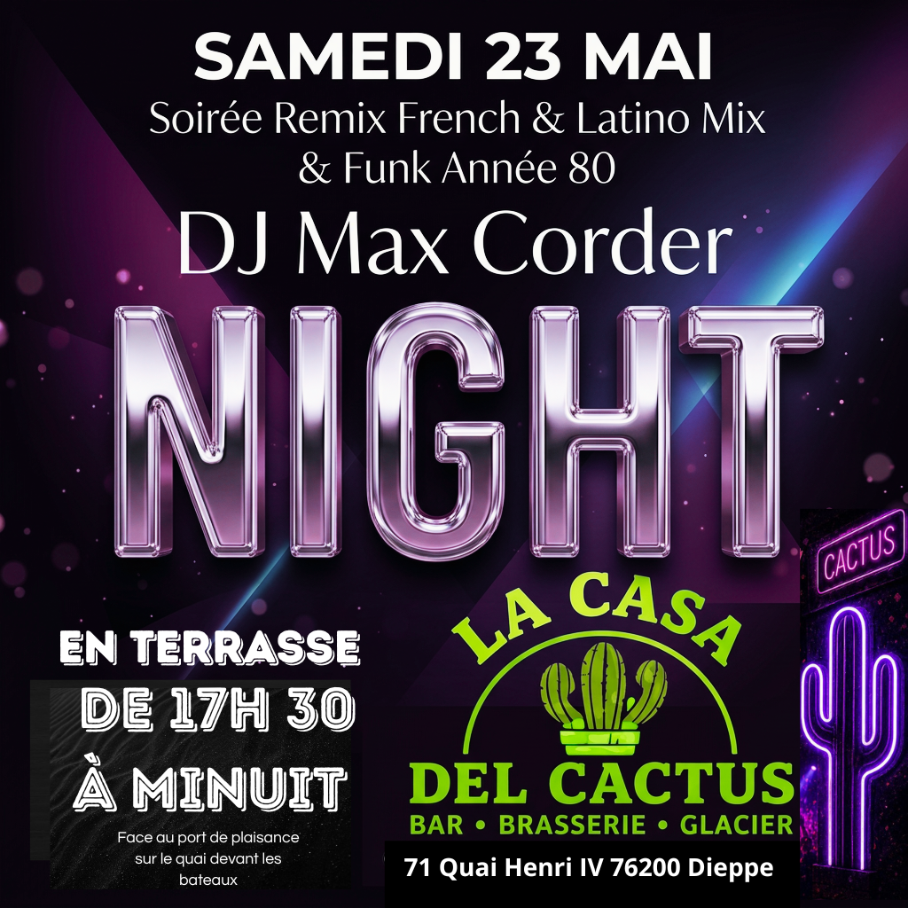 DE 17H 30 à MINUIT DIEPPE